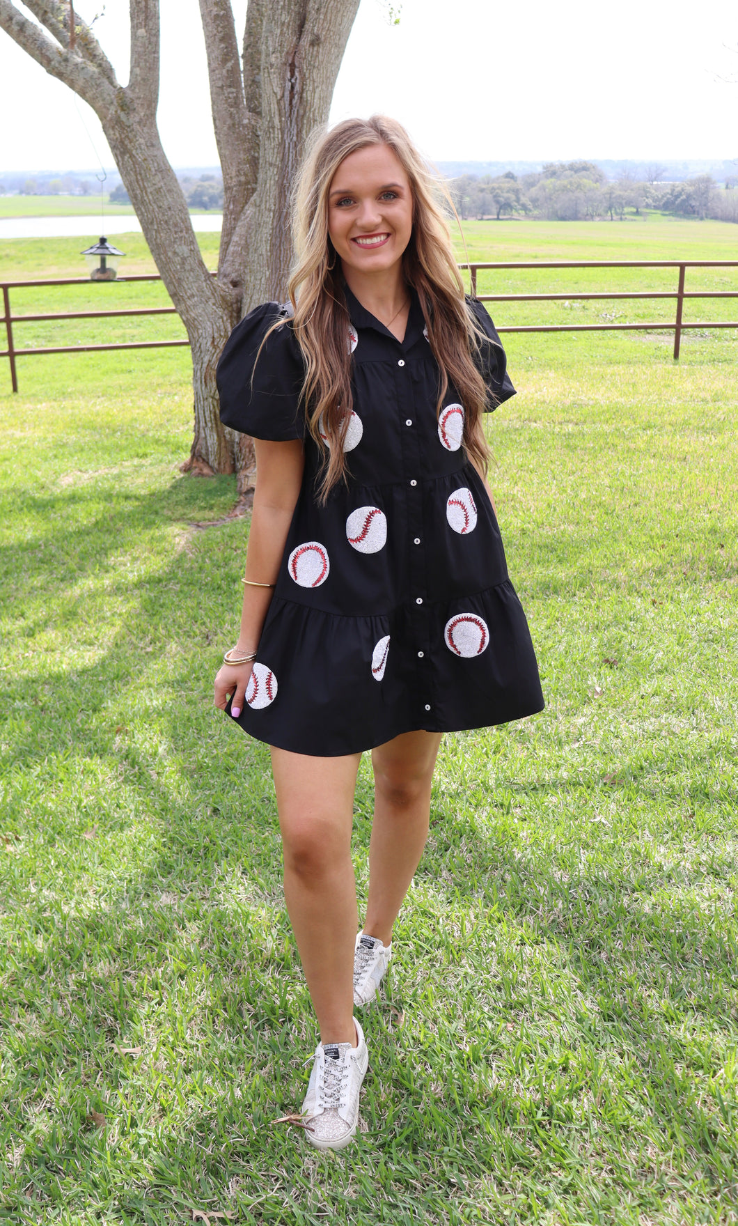 Baseball Sequin Dress