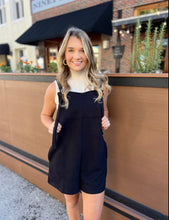 Load image into Gallery viewer, Black Textured Romper
