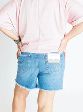Load image into Gallery viewer, Medium Wash Distressed High Waist Judy Blue Plus Size Shorts
