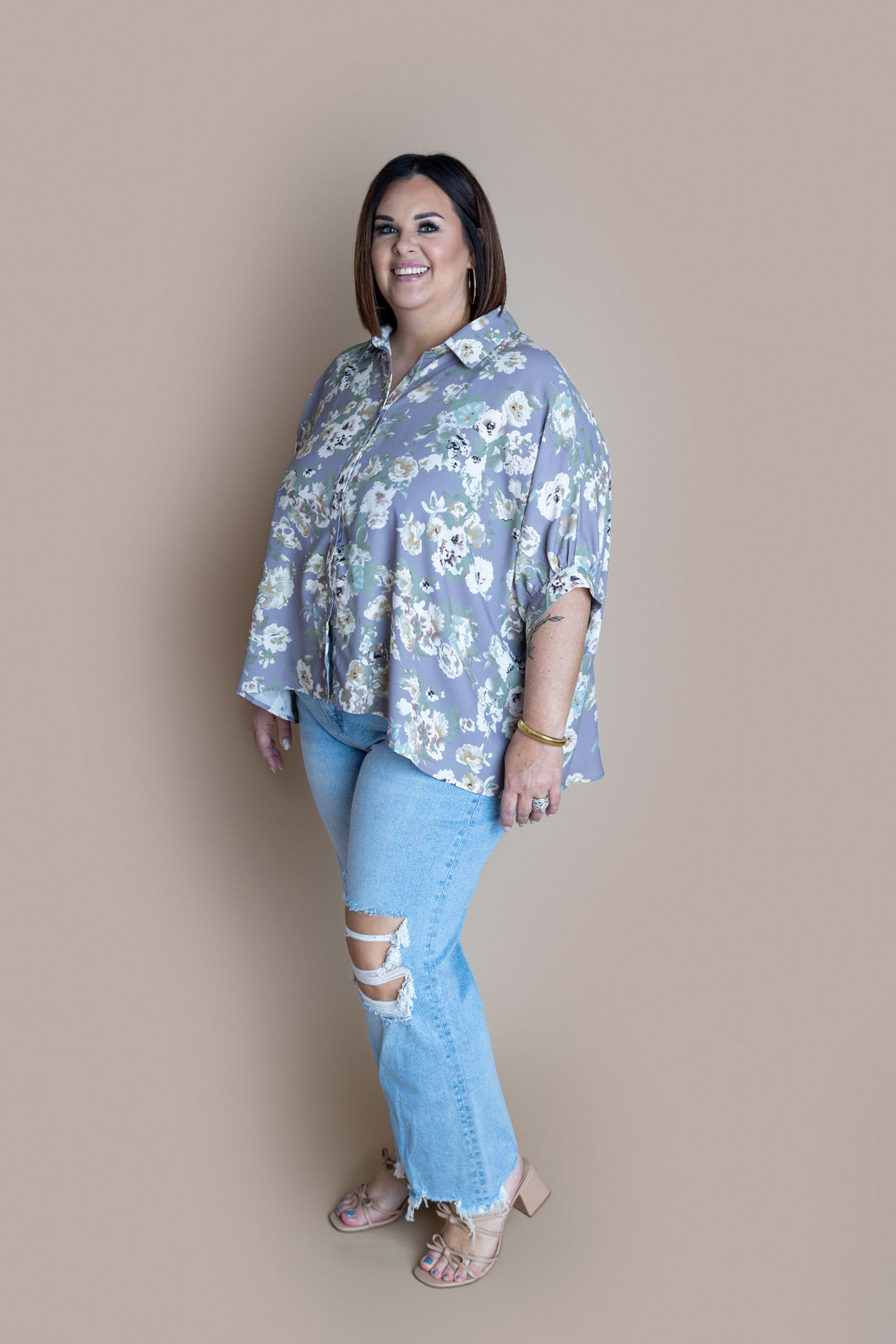 Purple Haze Oversized Top