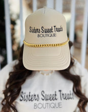 Load image into Gallery viewer, Brown Sisters Sweet Treats Boutique Trucker Hat
