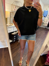 Load image into Gallery viewer, Black Everyday Stylish Top
