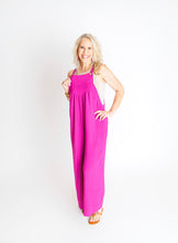 Load image into Gallery viewer, Magenta Solid Jumpsuit
