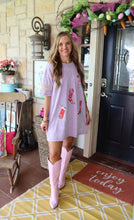 Load image into Gallery viewer, Lavender Boot Dress
