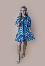 Load image into Gallery viewer, Navy Floral Dress
