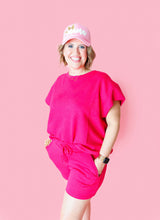 Load image into Gallery viewer, Hot Pink Short Set
