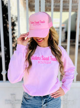 Load image into Gallery viewer, Pink Sisters Sweet Treats Boutique Trucker Hat
