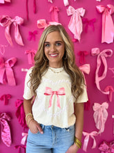 Load image into Gallery viewer, Pearl Heart Bow Tee
