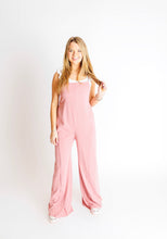 Load image into Gallery viewer, Dusty Pink Knit Jumpsuit
