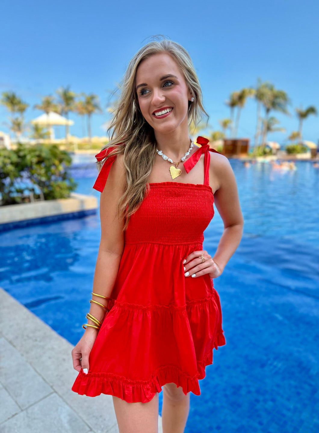 Red Bow Tie Dress