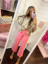 Load image into Gallery viewer, Pink Judy Blue Flare Jeans
